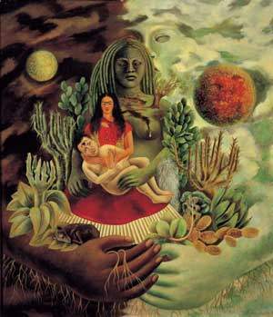 Frida Kahlo The Love-Embrace of the Universe 1949