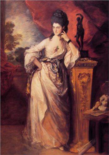 Thomas Gainsborough Lady Ligonier 1771 oil on canvas 236x 155 cm