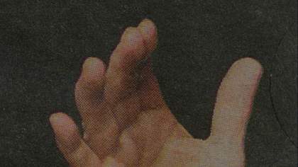 Beatrice Gibson The Tiger’s Mind 2012 video still showing a hand