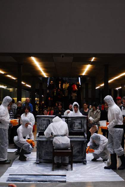 George Maciunas, Selection from 12 Piano Compositions for Nam June Paik 1962, performed at Tate Modern in 2008