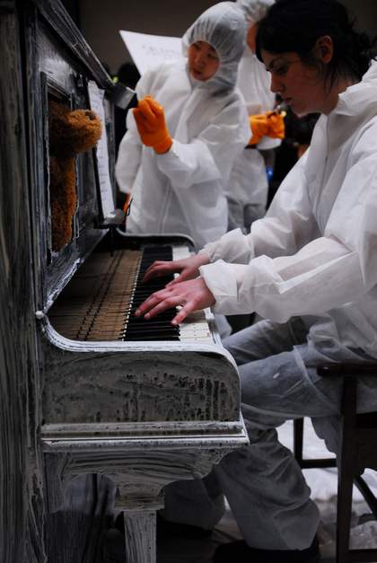 George Maciunas, Selection from 12 Piano Compositions for Nam June Paik 1962, performed at Tate Modern in 2008