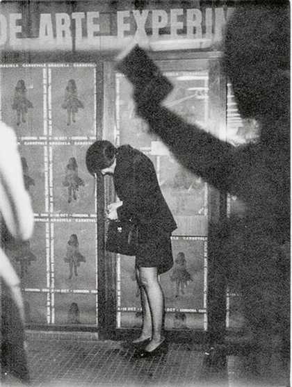 Graciela Carnevale Cycle of Experimental Art  1968 outside action