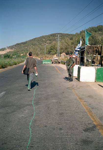 Francis Alÿs The Green Line (Sometimes doing something poetic can become political and sometimes doing something political can become poetic) 2005 
