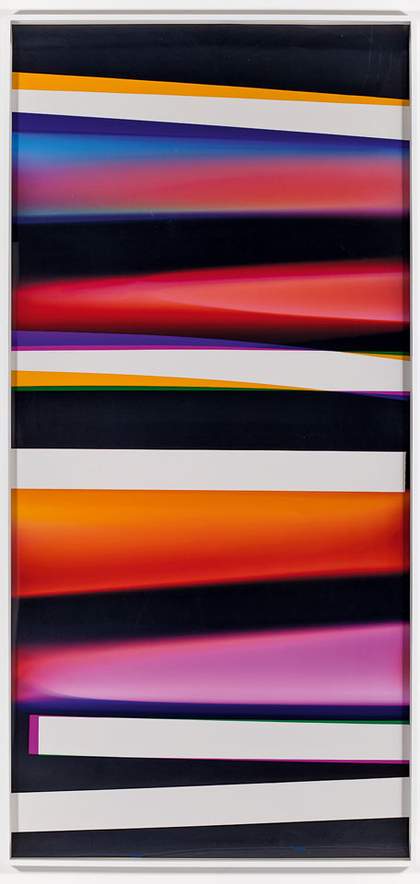 Walead Beshty, Black Curl (CMY/Five Magnet: Irvine, California, March 26th 2010, Fujicolor Crystal Archive Super Type C, Em. No.