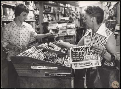 One of a series of nine photographs in Tate Archive from the Hackney Flashers project, A Day in the Life, c1974