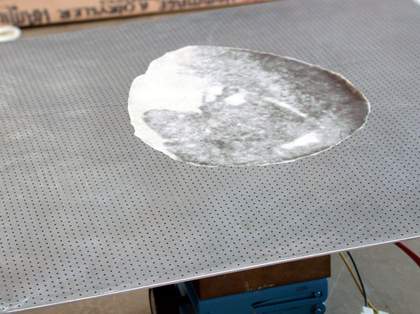 Fig.15 Replacement part drying.