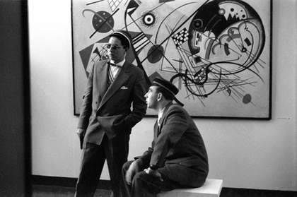 Hans Haacke Fraternity students in documenta 2 1959