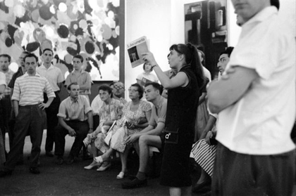 Hans Haacke Photographic Notes, documenta 2, Nay, Guided Tour 1959