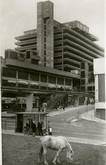 Owen Luder Trinity Square car park in Gateshead known as the Get Carter car park after use in the film starring Michael Caine Demolished 26 July 2010
