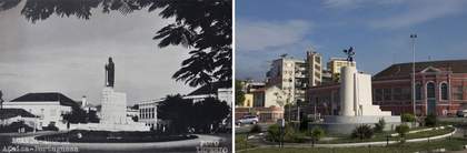 Kiluaji Kia Henda Redefining The Power Series 2011 showing a diptich in black and white and in colour