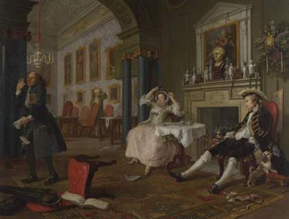 William Hogarth Marriage a la Mode: The Tete a Tete