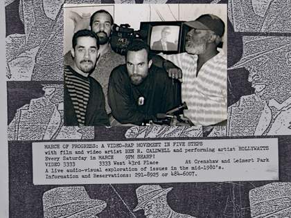 Original poster for March of Progress: A Video-Rap Movement in Five Steps