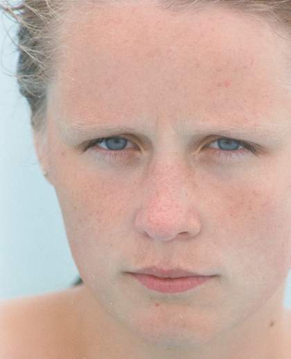 Roni Horn You are the Weather 1994-95 photograph of a young woman's face