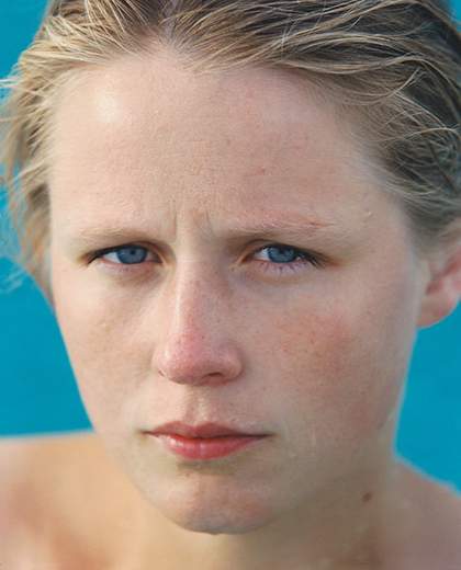 Roni Horn You are the Weather 1994-95 photograph of a young woman's face