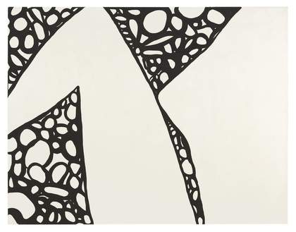 Huguette Caland, Helen, 1967, oil paint on linen, 69.4 x 88.5 cm