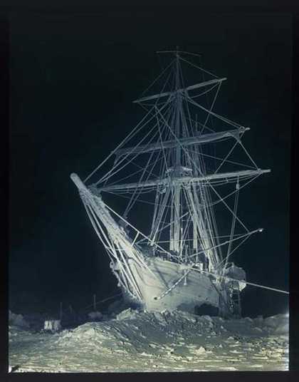 Frank Hurley The Long, Long Night Photograph negative