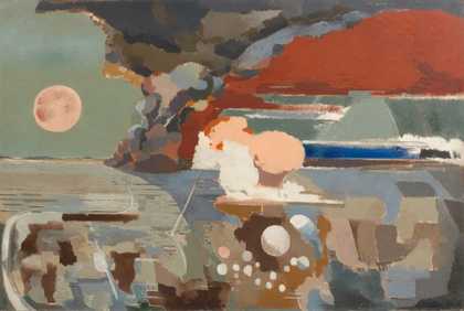 Paul Nash, Battle of Germany 1944, Imperial War Museum Cat. Number Art.IWM ART LD 4526 Paul Nash