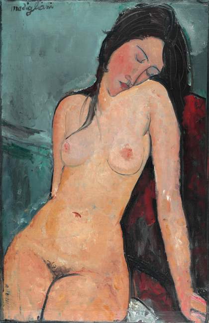 Amedeo Modigliani Female Nude c.1916 The Samuel Courtauld Trust, The Courtauld Gallery, London