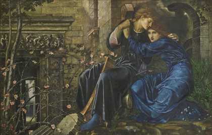 Sir Edward Coley Burne-Jones Love Among the Ruins 1870-1873