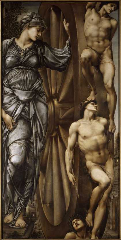 Sir Edward Coley Burne-Jones, Bt. The Wheel of Fortune 1883