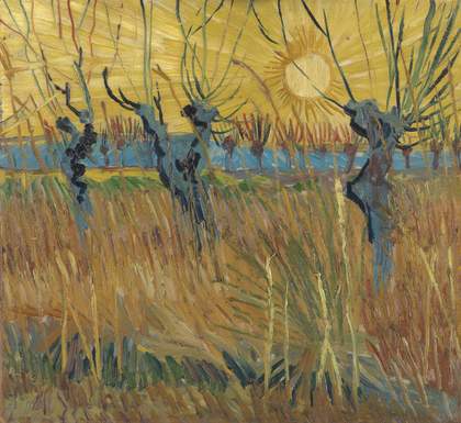 Vincent van Gogh Pollarded Willows 1888 Kröller-Müller Museum (Otterlo, The Netherlands)
