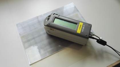 Conservation of Michael Dillon's Op Structures - colour meter