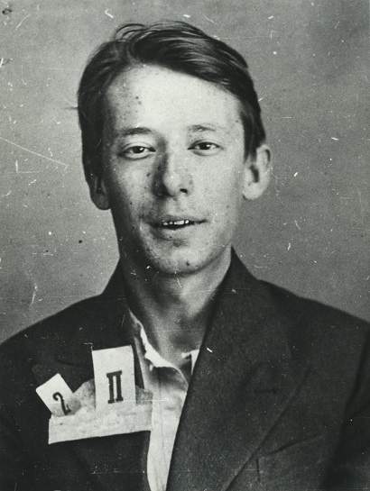 Fig.8 NKVD arrest photograph of Yevgeny Polyakov, born 1910, translator