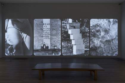 Installation view of the Robert Rauschenberg exhibition at Tate Modern, 1 December 2016 – 2 April 2017