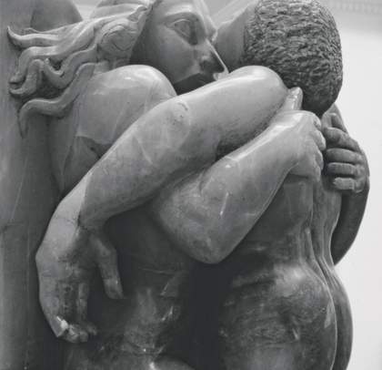 Jacob epstein Jacob and the Angel detail of the angel supporting Jacob