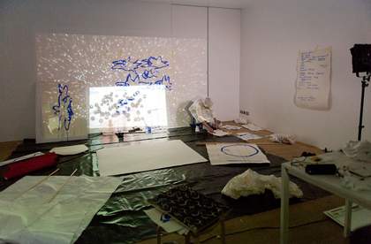 Joan Jonas, Draw Without Looking 2013