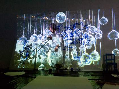 Joan Jonas, Draw Without Looking 2013