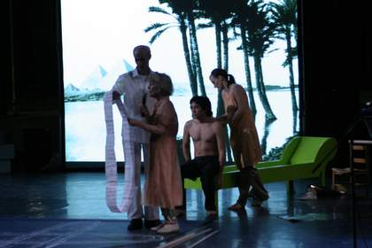 Joan Jonas, Helen in Egypt: Lines in the Sand 2004