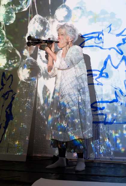 Joan Jonas, Draw Without Looking 2013