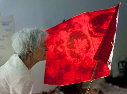 Joan Jonas, Draw Without Looking 2013