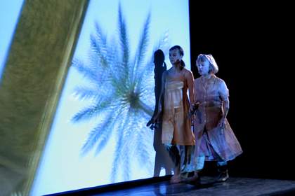 Joan Jonas, Helen in Egypt: Lines in the Sand 2004