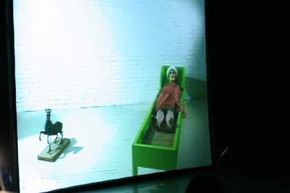 Joan Jonas, Helen in Egypt: Lines in the Sand 2004