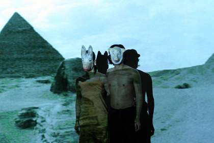 Joan Jonas, Helen in Egypt: Lines in the Sand 2004