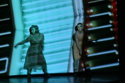 Joan Jonas, Helen in Egypt: Lines in the Sand 2004