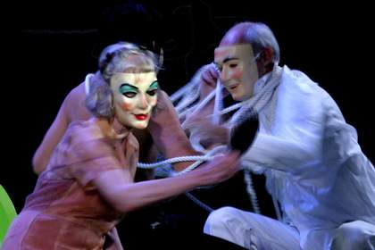 Joan Jonas, Helen in Egypt: Lines in the Sand 2004