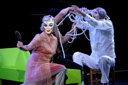 Joan Jonas, Helen in Egypt: Lines in the Sand 2004