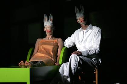 Joan Jonas, Helen in Egypt: Lines in the Sand 2004