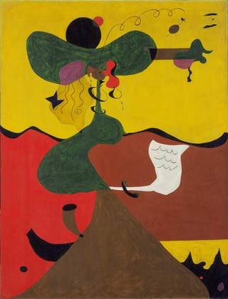 Joan Miro Portrait of Mrs Mills in 1750 