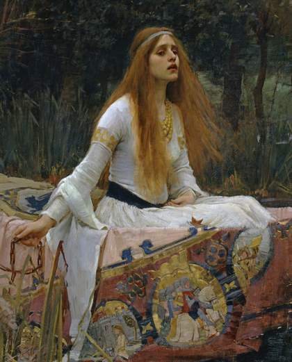 John William Waterhouse, The Lady of Shalott, 1888 - detail