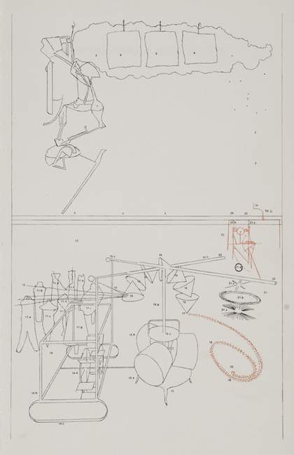 Diagrammatic interpretation of the Large Glass as completed