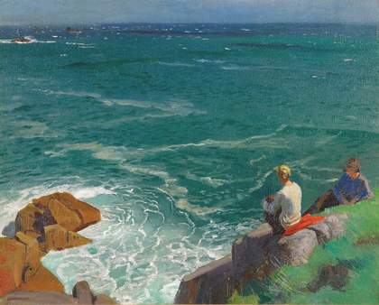 Laura Knight, A Green Sea, 1917
