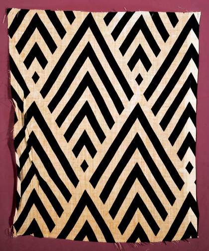 Liubov Popova Sample of Printed Fabric, State Tretiakov Gallery, Moscow