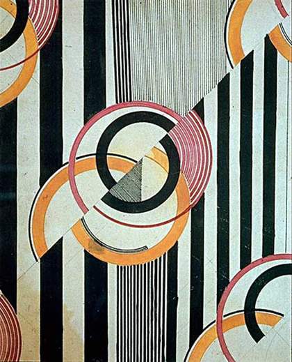 Liubov Popova Textile Design c.1924