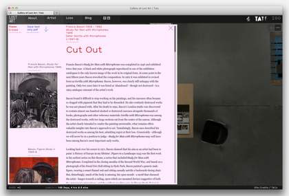 Gallery of Lost Art: Francis Bacon text