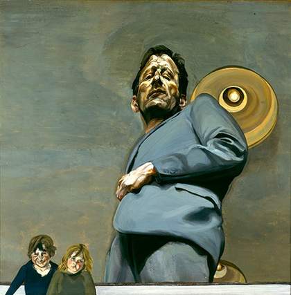 Lucian Freud Reflection with Two Children (Self-Portrait) 1965