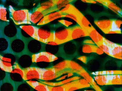 A colourful abstract film still